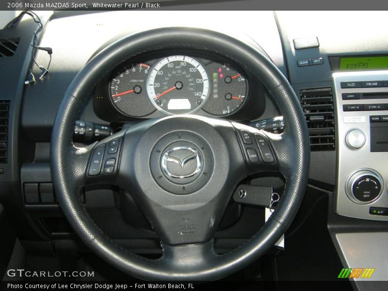 Whitewater Pearl / Black 2006 Mazda MAZDA5 Sport
