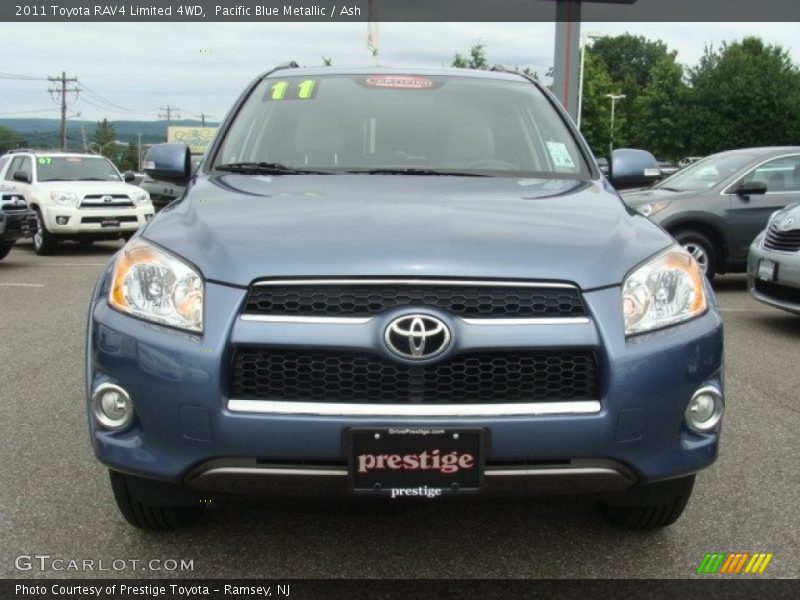 Pacific Blue Metallic / Ash 2011 Toyota RAV4 Limited 4WD