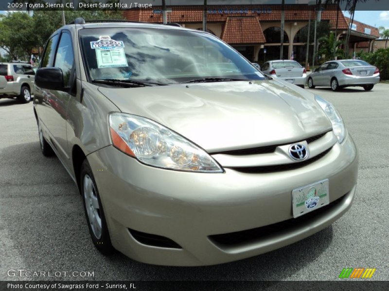 Desert Sand Mica / Taupe 2009 Toyota Sienna CE
