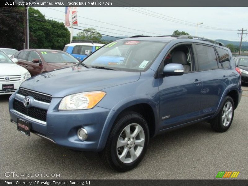 Pacific Blue Metallic / Ash 2011 Toyota RAV4 Limited 4WD