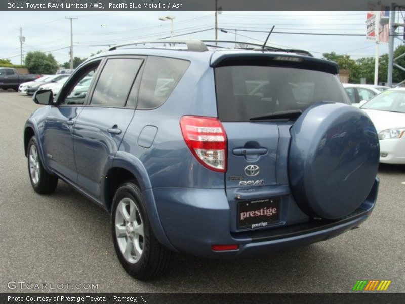 Pacific Blue Metallic / Ash 2011 Toyota RAV4 Limited 4WD