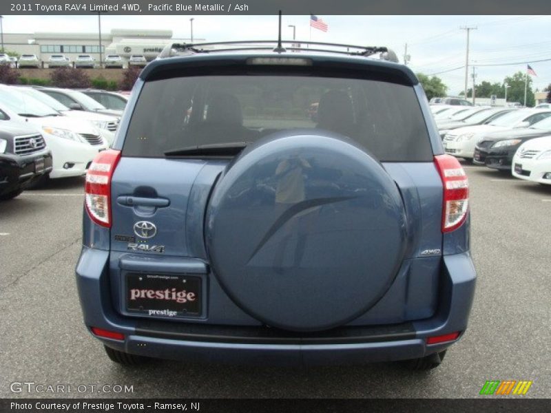 Pacific Blue Metallic / Ash 2011 Toyota RAV4 Limited 4WD