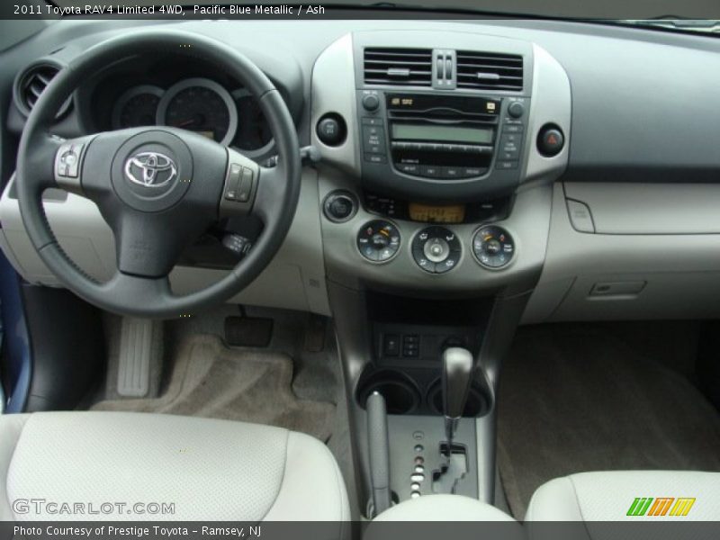Pacific Blue Metallic / Ash 2011 Toyota RAV4 Limited 4WD