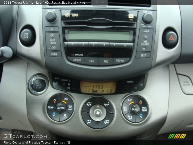 Pacific Blue Metallic / Ash 2011 Toyota RAV4 Limited 4WD