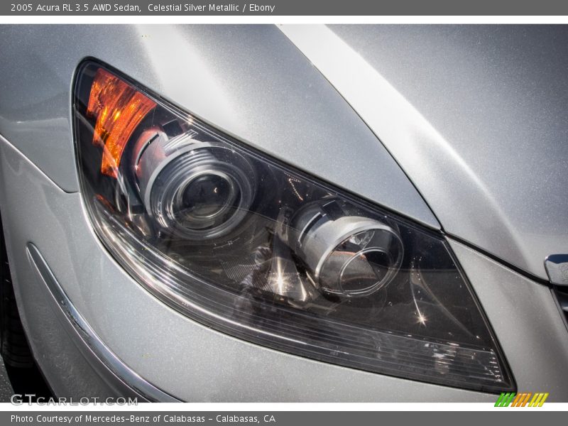 Celestial Silver Metallic / Ebony 2005 Acura RL 3.5 AWD Sedan