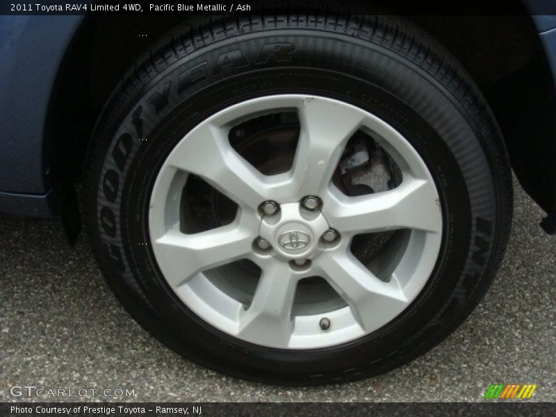 Pacific Blue Metallic / Ash 2011 Toyota RAV4 Limited 4WD