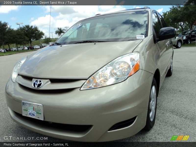 Desert Sand Mica / Taupe 2009 Toyota Sienna CE