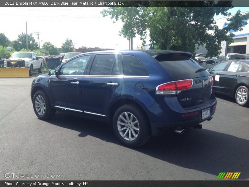 Dark Blue Pearl Metallic / Charcoal Black 2012 Lincoln MKX AWD