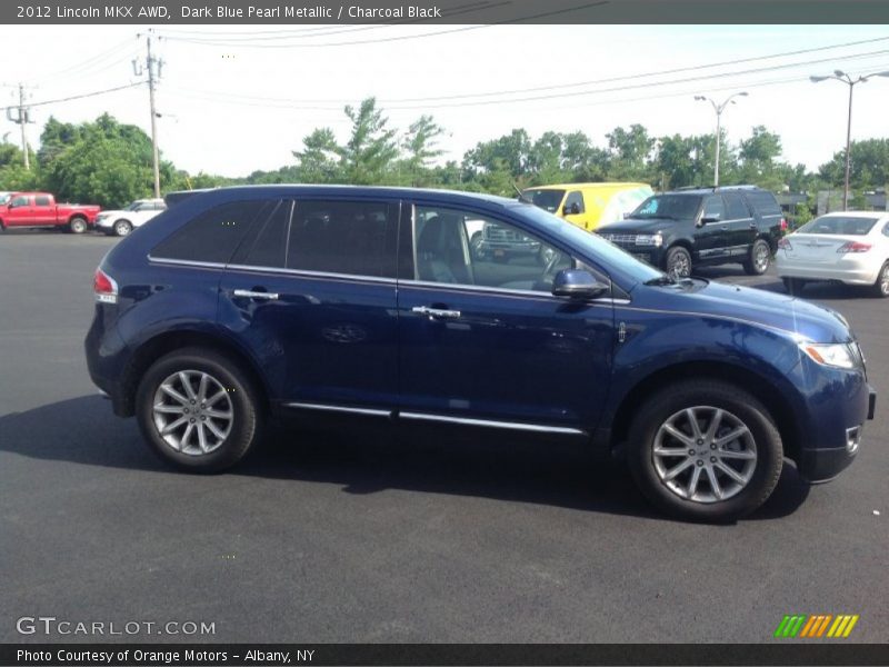 Dark Blue Pearl Metallic / Charcoal Black 2012 Lincoln MKX AWD