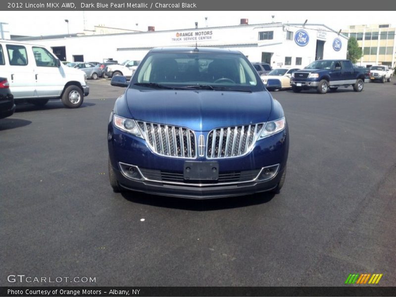 Dark Blue Pearl Metallic / Charcoal Black 2012 Lincoln MKX AWD