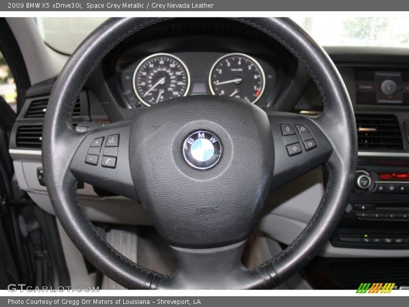 Space Grey Metallic / Grey Nevada Leather 2009 BMW X5 xDrive30i