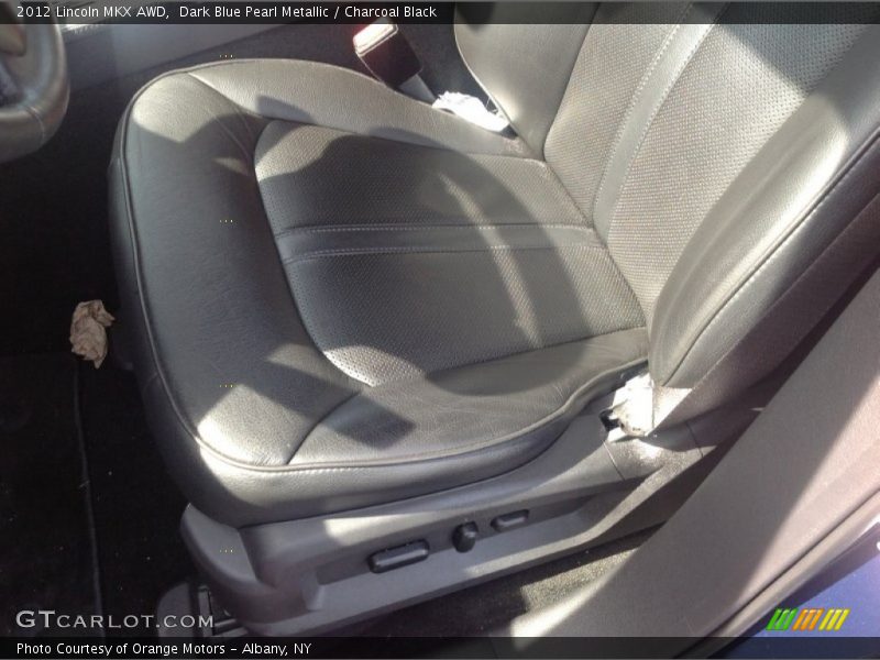 Dark Blue Pearl Metallic / Charcoal Black 2012 Lincoln MKX AWD