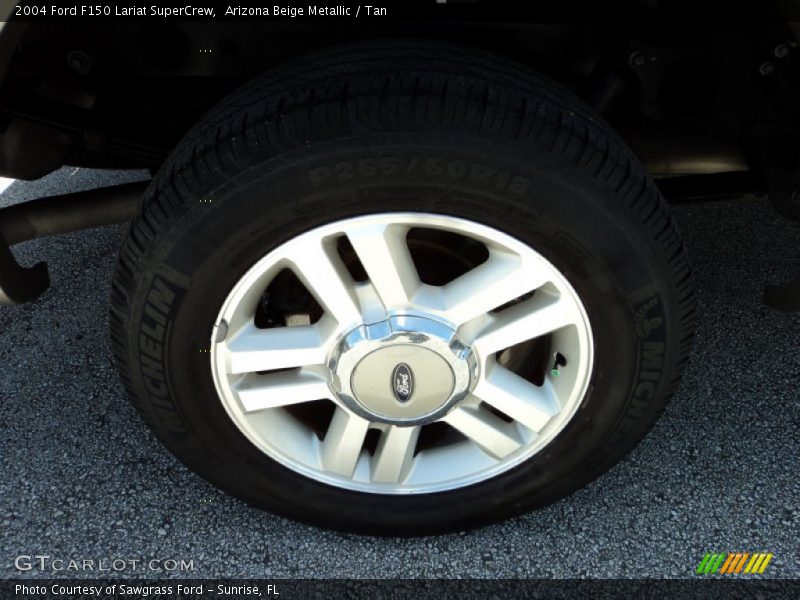 Arizona Beige Metallic / Tan 2004 Ford F150 Lariat SuperCrew
