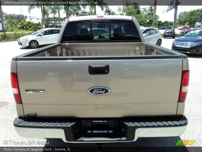 Arizona Beige Metallic / Tan 2004 Ford F150 Lariat SuperCrew