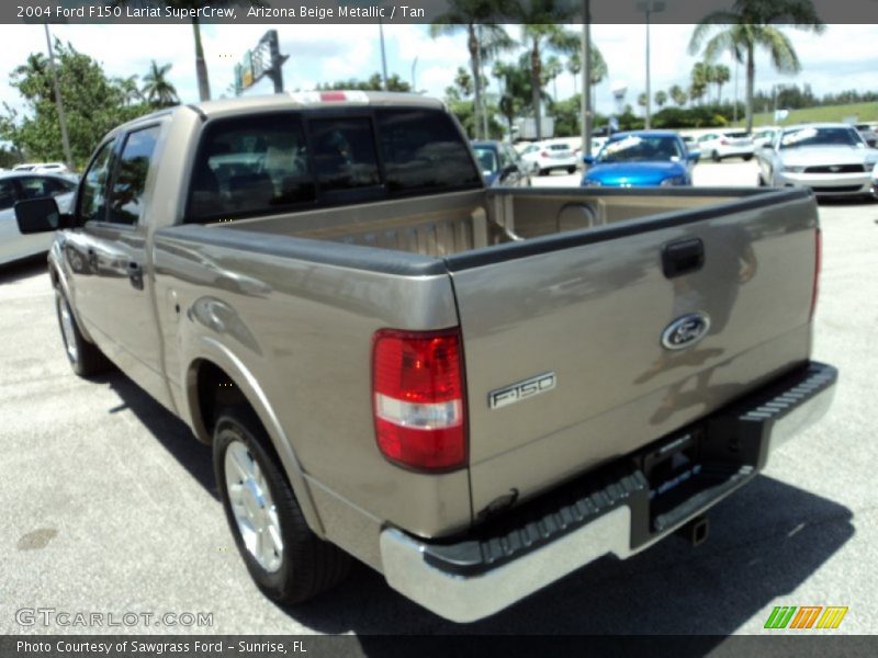 Arizona Beige Metallic / Tan 2004 Ford F150 Lariat SuperCrew