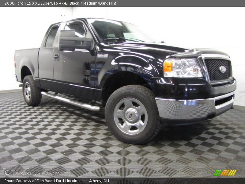 Black / Medium/Dark Flint 2008 Ford F150 XL SuperCab 4x4