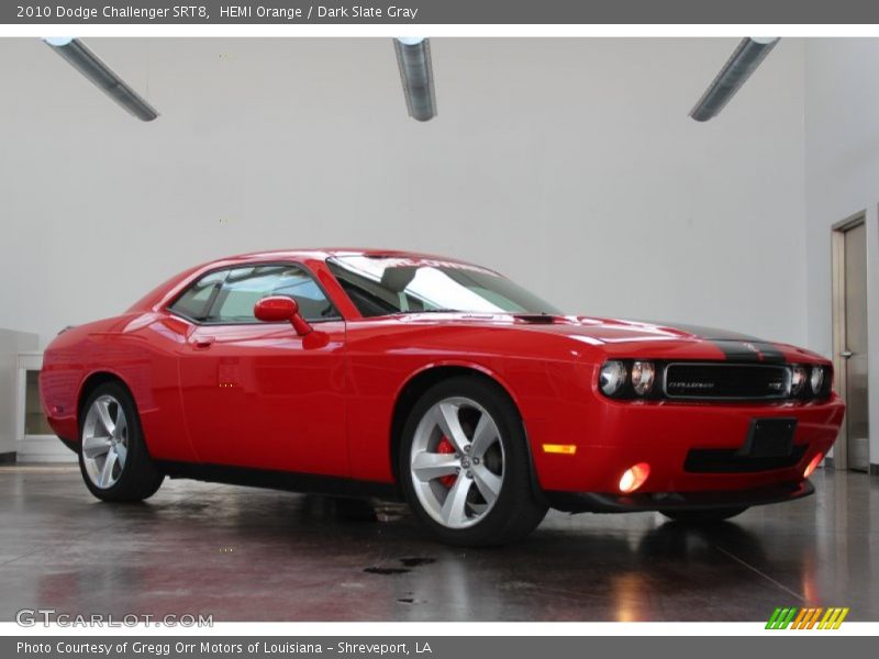 HEMI Orange / Dark Slate Gray 2010 Dodge Challenger SRT8