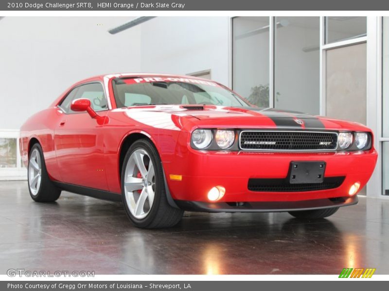 HEMI Orange / Dark Slate Gray 2010 Dodge Challenger SRT8