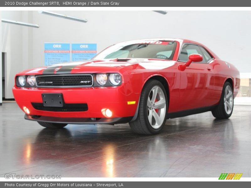 HEMI Orange / Dark Slate Gray 2010 Dodge Challenger SRT8