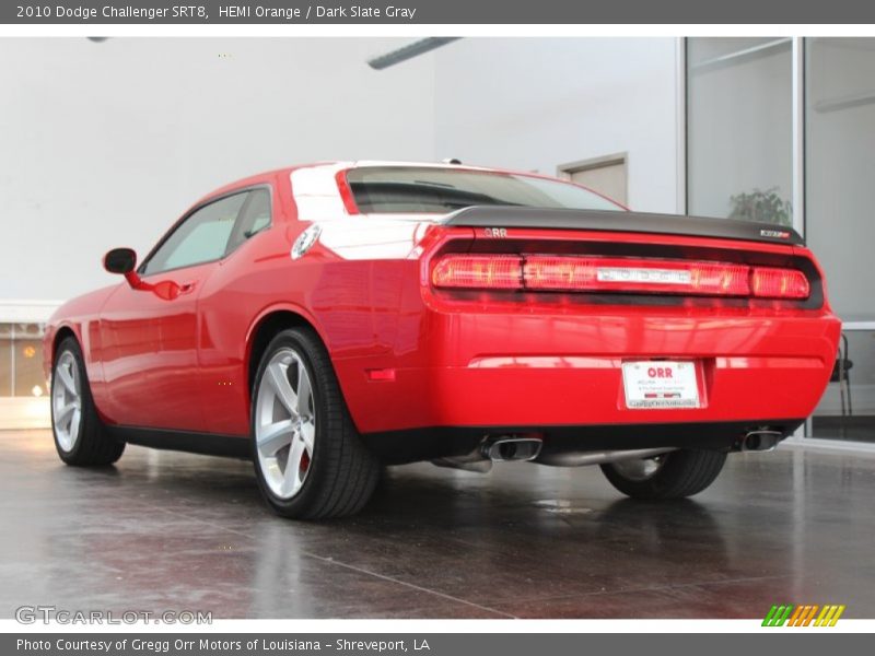 HEMI Orange / Dark Slate Gray 2010 Dodge Challenger SRT8