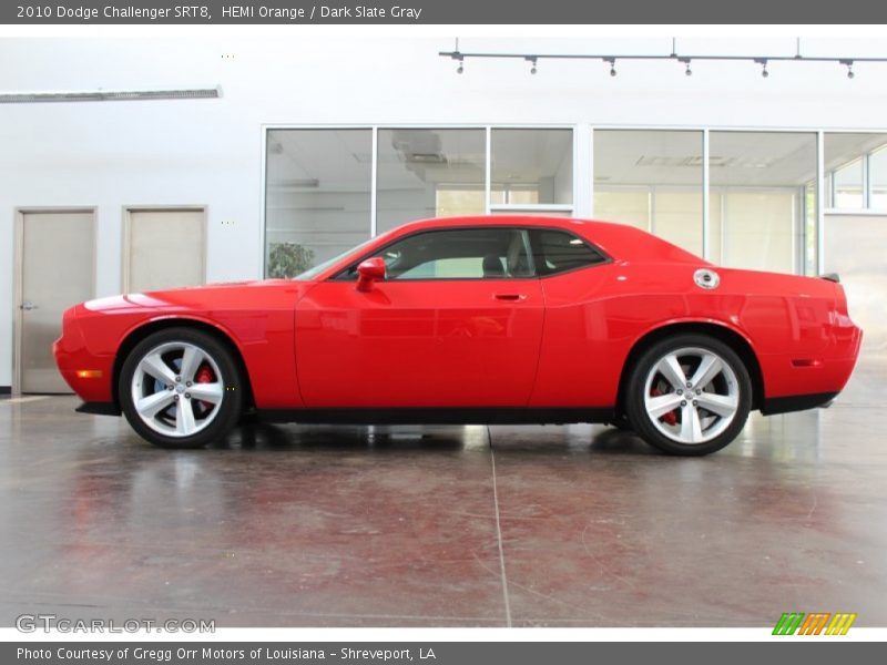 HEMI Orange / Dark Slate Gray 2010 Dodge Challenger SRT8