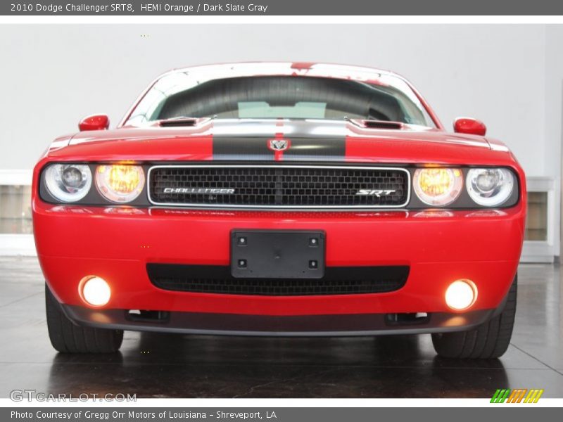 HEMI Orange / Dark Slate Gray 2010 Dodge Challenger SRT8