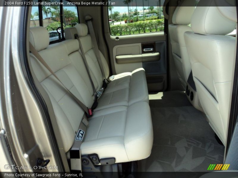 Arizona Beige Metallic / Tan 2004 Ford F150 Lariat SuperCrew
