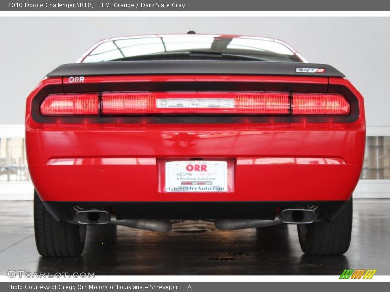 HEMI Orange / Dark Slate Gray 2010 Dodge Challenger SRT8