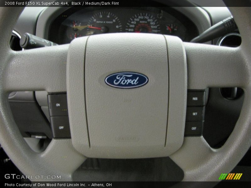 Black / Medium/Dark Flint 2008 Ford F150 XL SuperCab 4x4