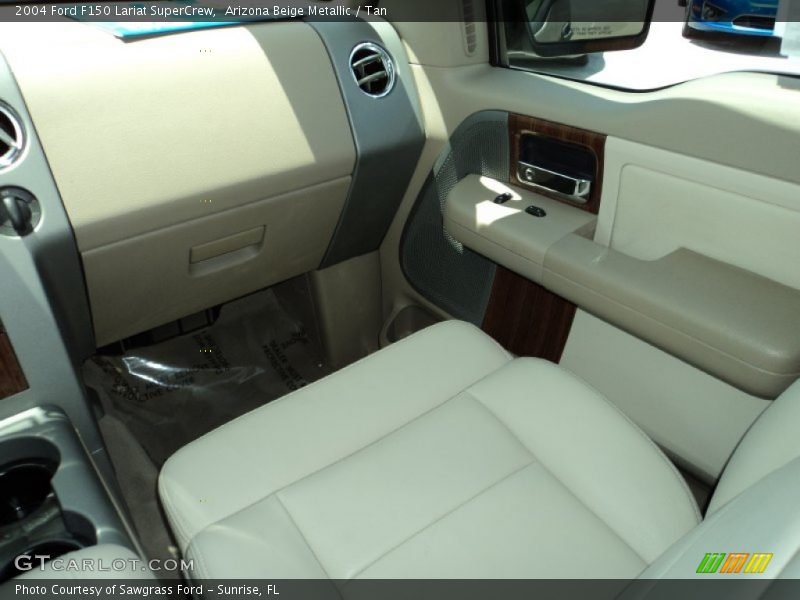 Arizona Beige Metallic / Tan 2004 Ford F150 Lariat SuperCrew
