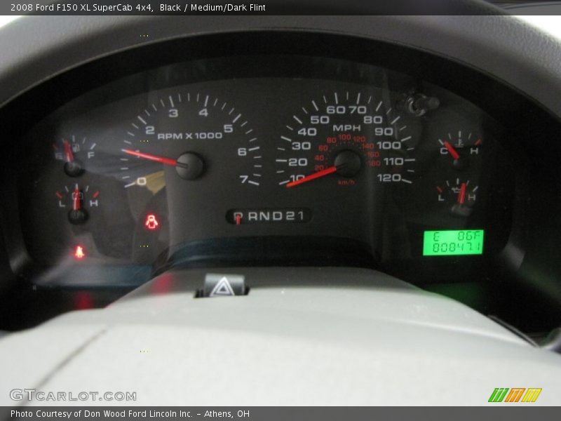 Black / Medium/Dark Flint 2008 Ford F150 XL SuperCab 4x4
