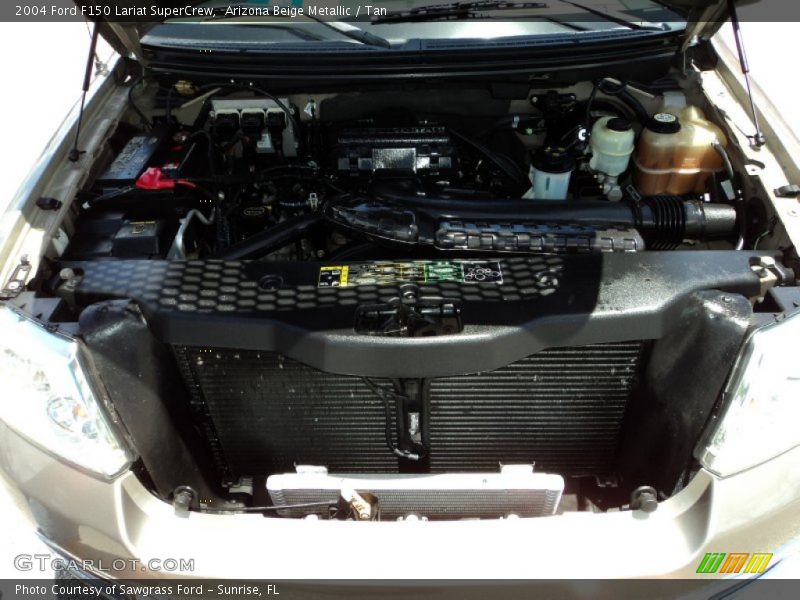 Arizona Beige Metallic / Tan 2004 Ford F150 Lariat SuperCrew
