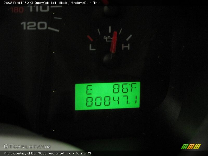Black / Medium/Dark Flint 2008 Ford F150 XL SuperCab 4x4