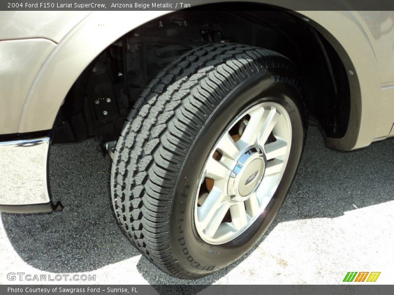 Arizona Beige Metallic / Tan 2004 Ford F150 Lariat SuperCrew