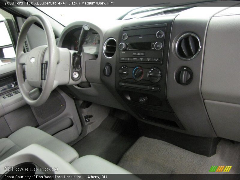 Black / Medium/Dark Flint 2008 Ford F150 XL SuperCab 4x4