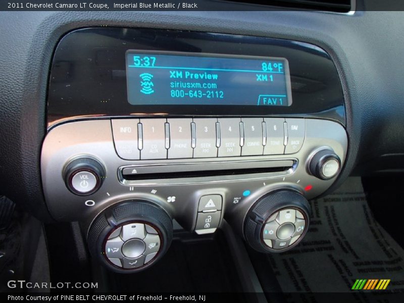 Imperial Blue Metallic / Black 2011 Chevrolet Camaro LT Coupe