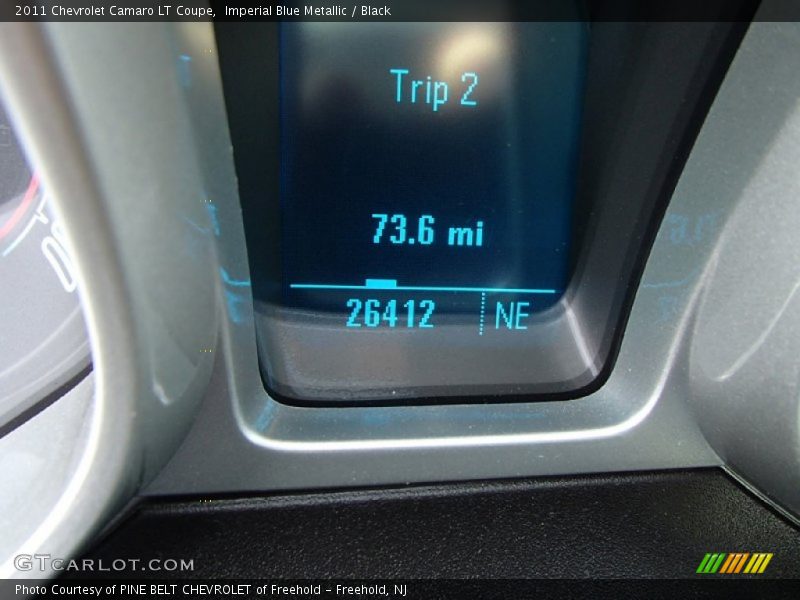 Imperial Blue Metallic / Black 2011 Chevrolet Camaro LT Coupe