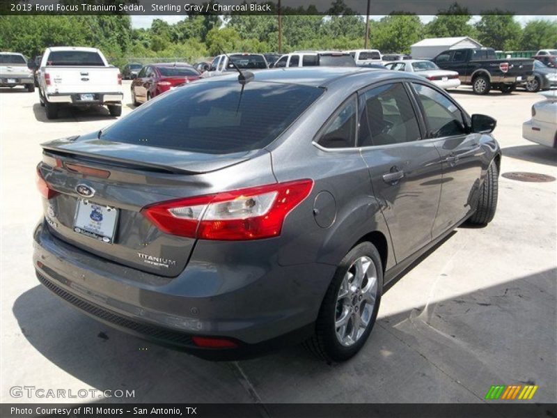Sterling Gray / Charcoal Black 2013 Ford Focus Titanium Sedan