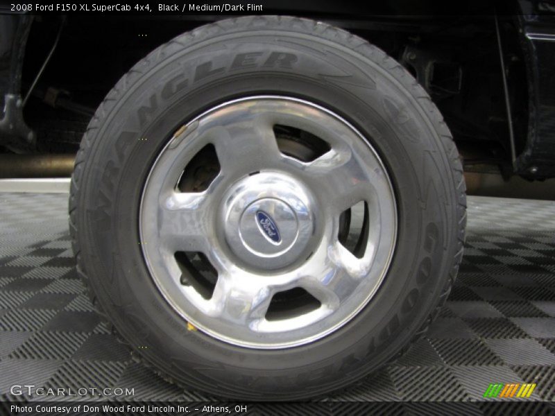 Black / Medium/Dark Flint 2008 Ford F150 XL SuperCab 4x4