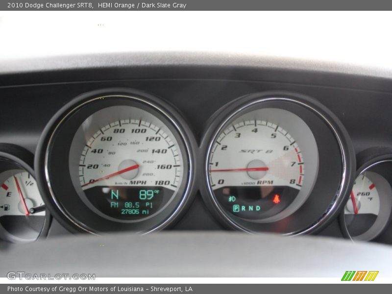 HEMI Orange / Dark Slate Gray 2010 Dodge Challenger SRT8