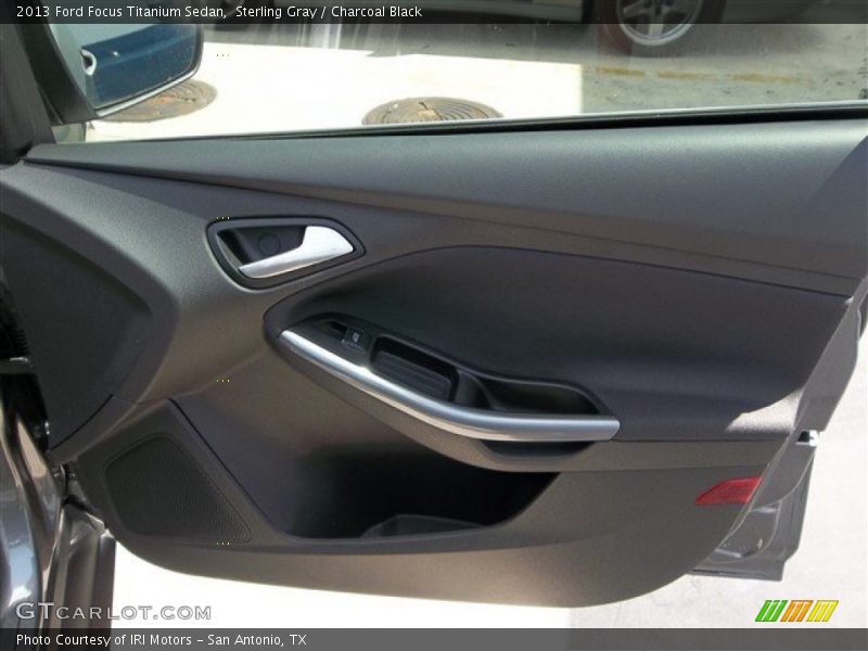 Sterling Gray / Charcoal Black 2013 Ford Focus Titanium Sedan
