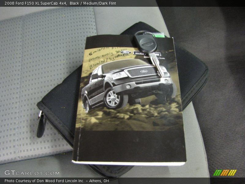 Black / Medium/Dark Flint 2008 Ford F150 XL SuperCab 4x4