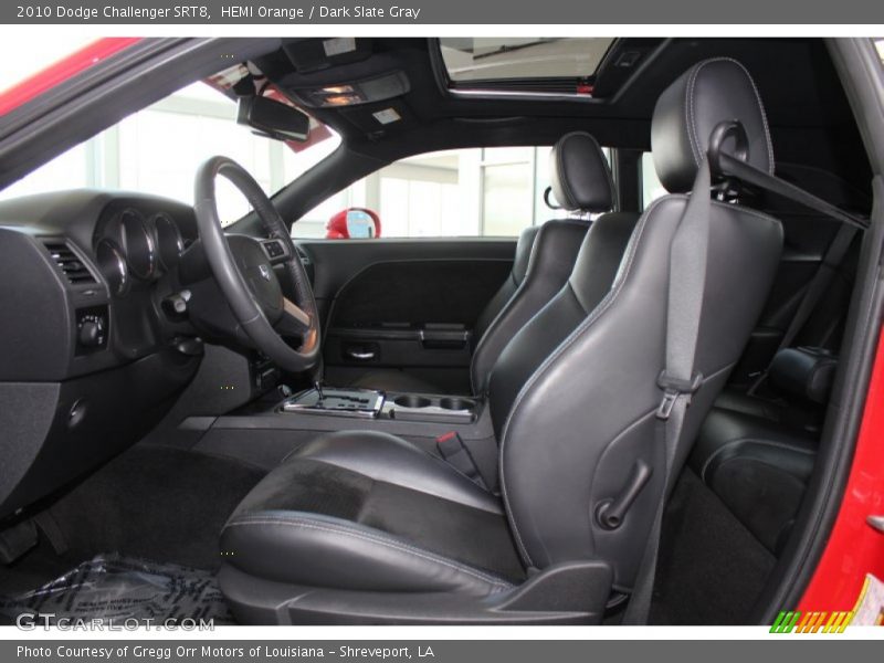 HEMI Orange / Dark Slate Gray 2010 Dodge Challenger SRT8