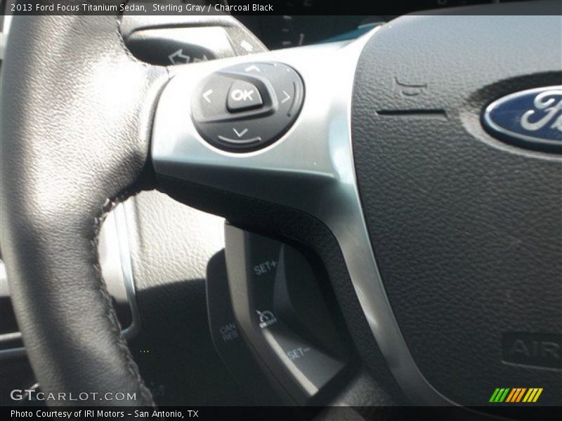 Sterling Gray / Charcoal Black 2013 Ford Focus Titanium Sedan
