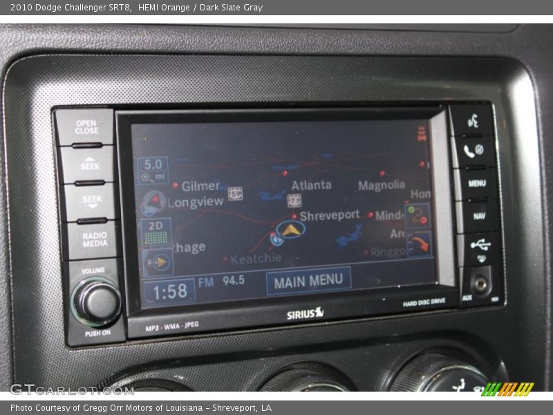 HEMI Orange / Dark Slate Gray 2010 Dodge Challenger SRT8