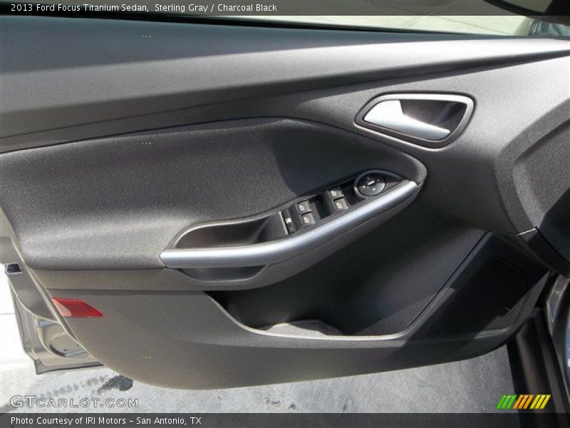 Sterling Gray / Charcoal Black 2013 Ford Focus Titanium Sedan