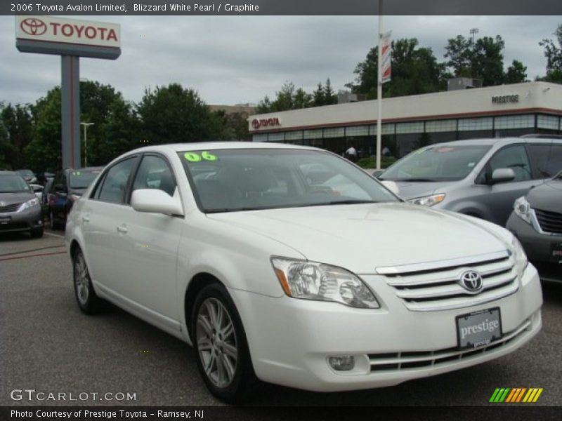 Blizzard White Pearl / Graphite 2006 Toyota Avalon Limited