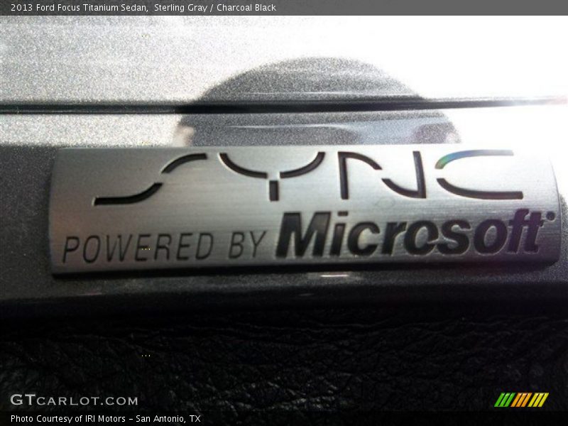 Sterling Gray / Charcoal Black 2013 Ford Focus Titanium Sedan