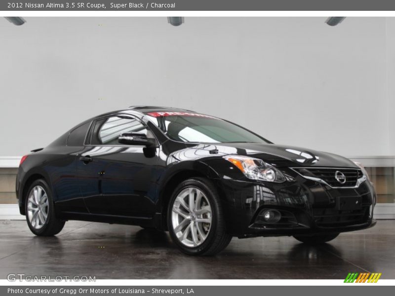 Super Black / Charcoal 2012 Nissan Altima 3.5 SR Coupe