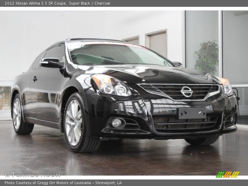 Super Black / Charcoal 2012 Nissan Altima 3.5 SR Coupe